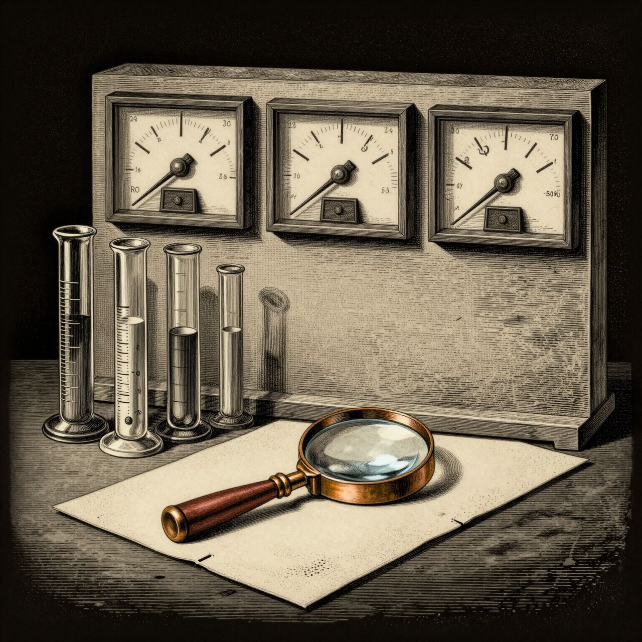 Engraved data-rich company instrument